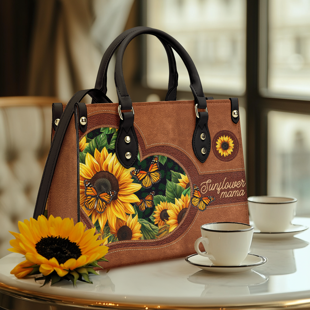 Shineful Leather Bag Sunflower Mama