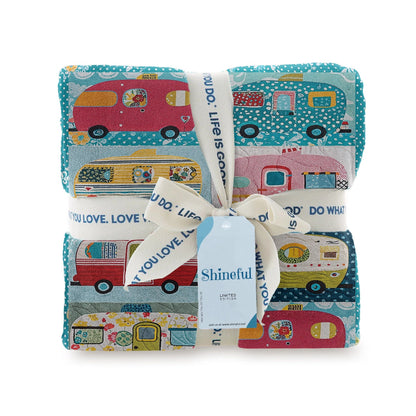 Shineful Fleece Blanket  Vintage Camper