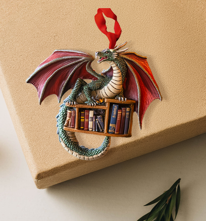 Shineful 2D Acrylic Ornament - Mystic Pages and Dragon Wings