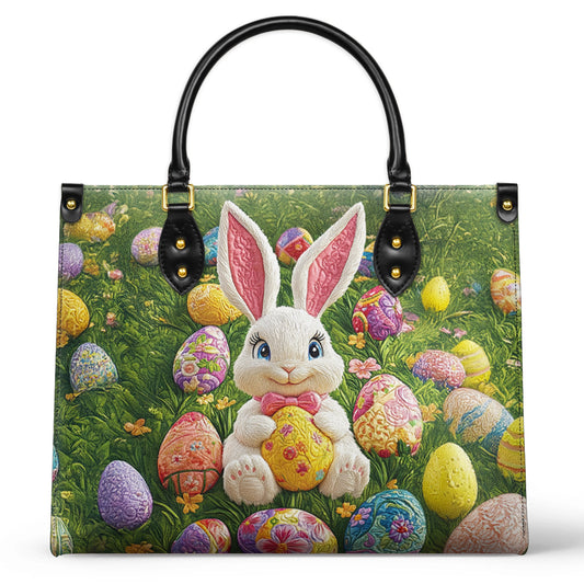 Sac en cuir brillant Lapin de Pâques