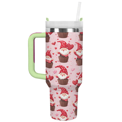 Shineful Tumbler Valentine Gnome Pattern