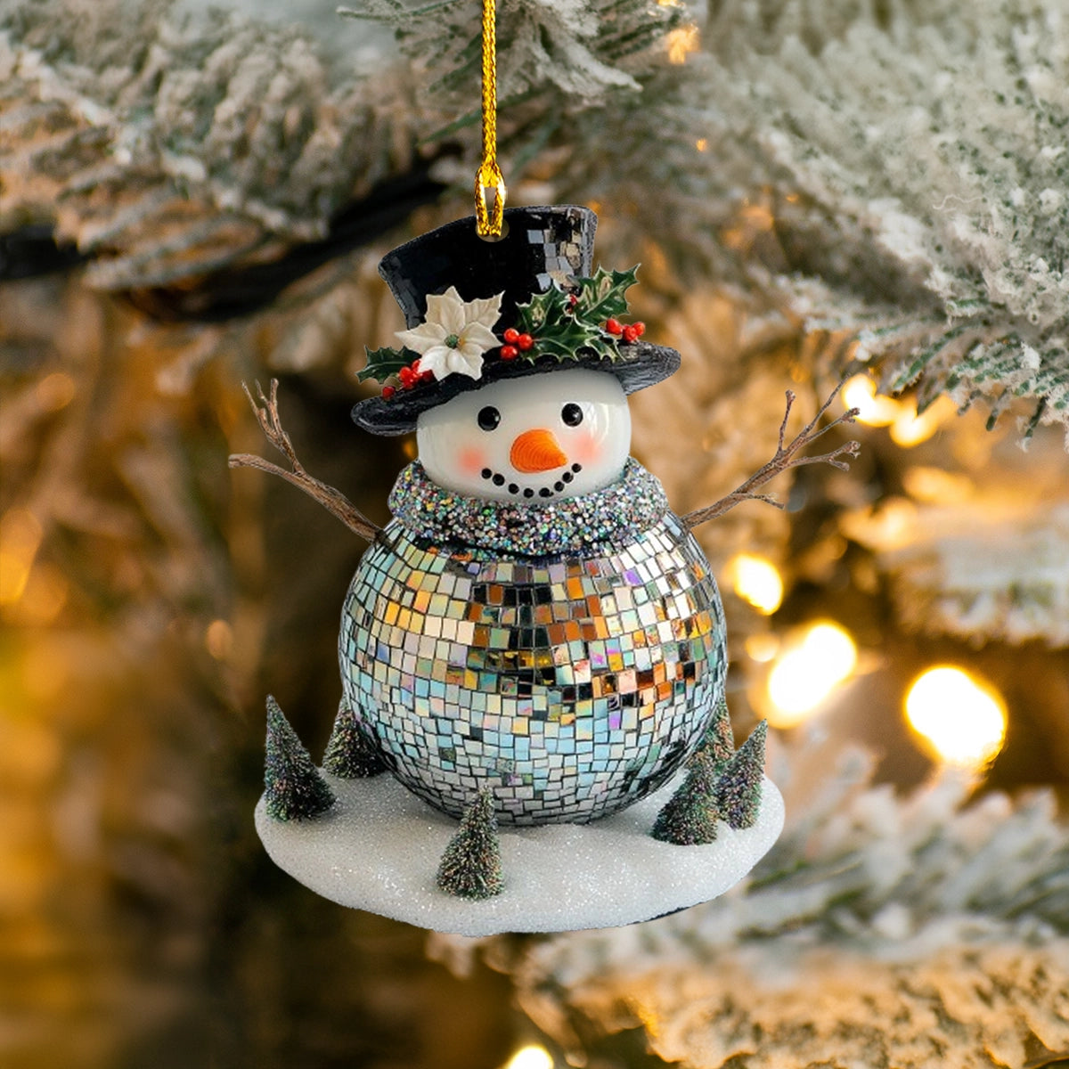 Shineful Acrylic Ornament Disco Frosty