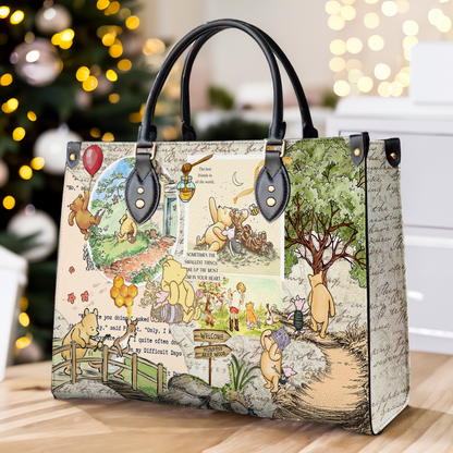 Shineful Leather Bag Pooh Forest Dreams