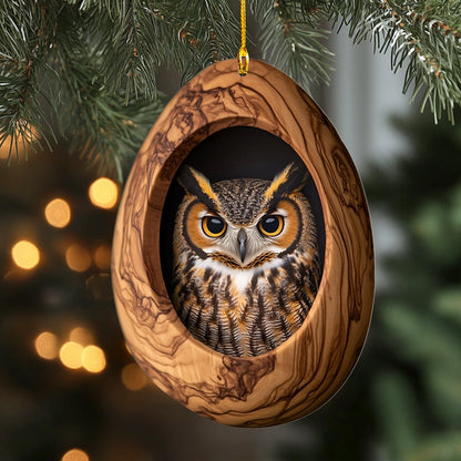 Shineful 2D Acrylic Ornament Mystic Owl Nest