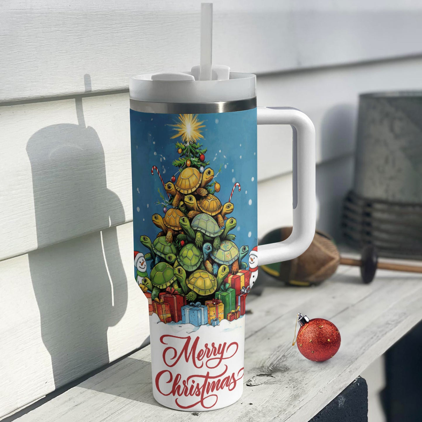 Arbre de Noël tortue Shineful Tumbler