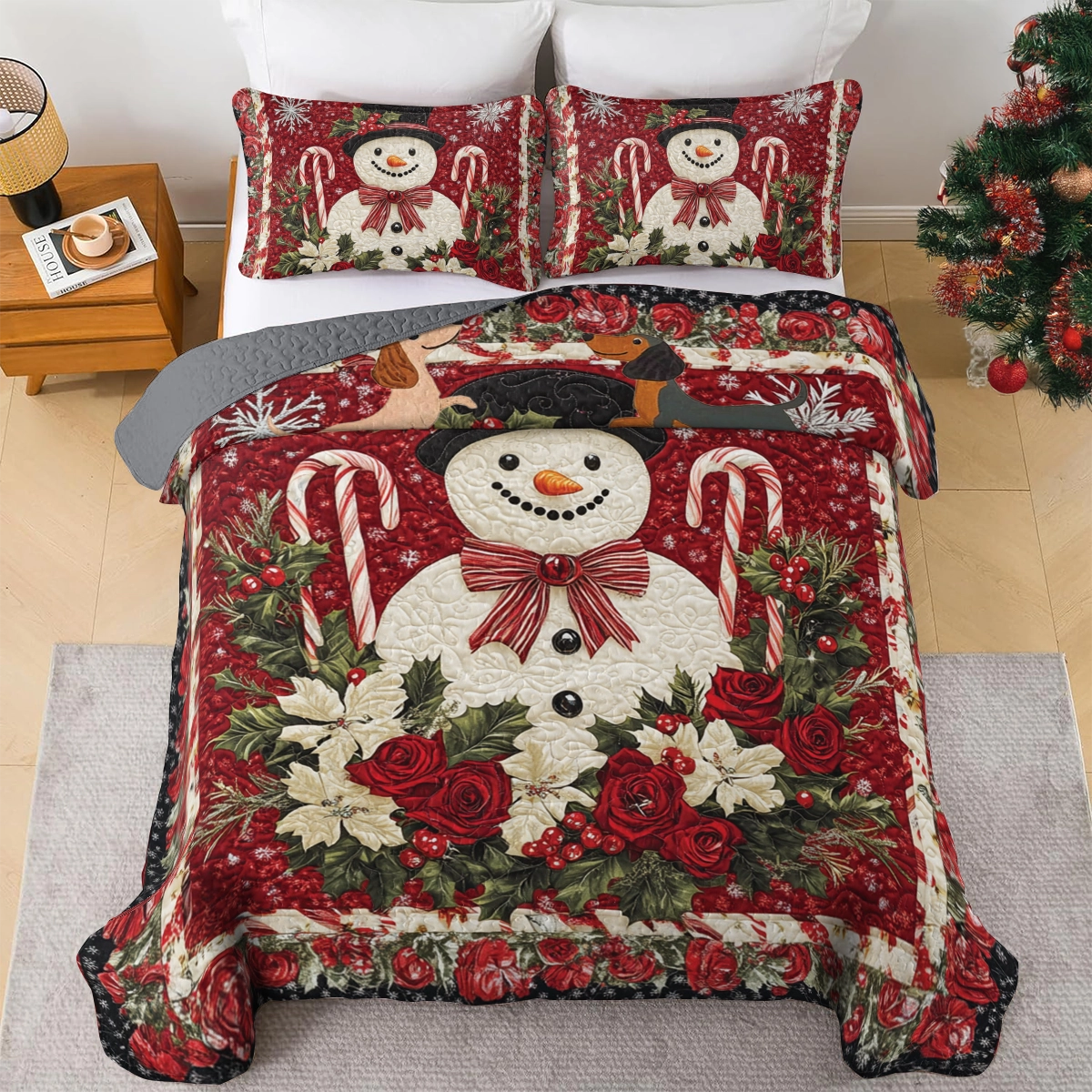 Shineful All Season Quilt 3-Piece Set Frosty's Frolic