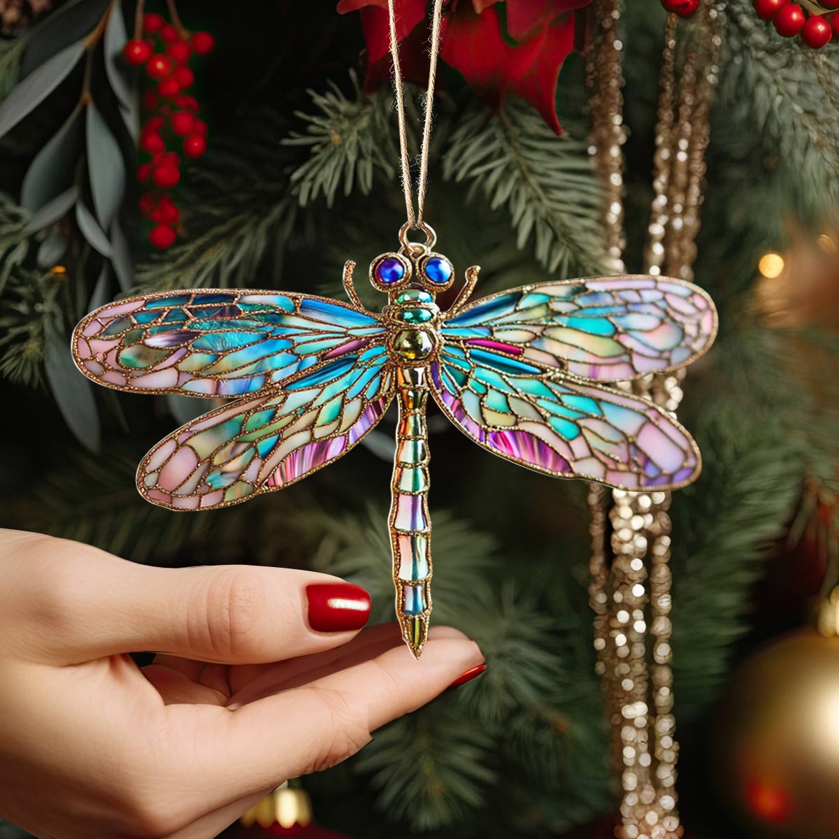 Shineful 2D Acrylic Ornament Enchanted Dragonfly