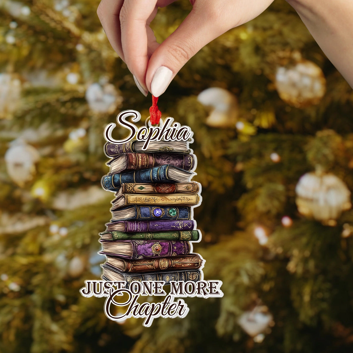 Shineful Acrylic Ornament Personalized Book Lover