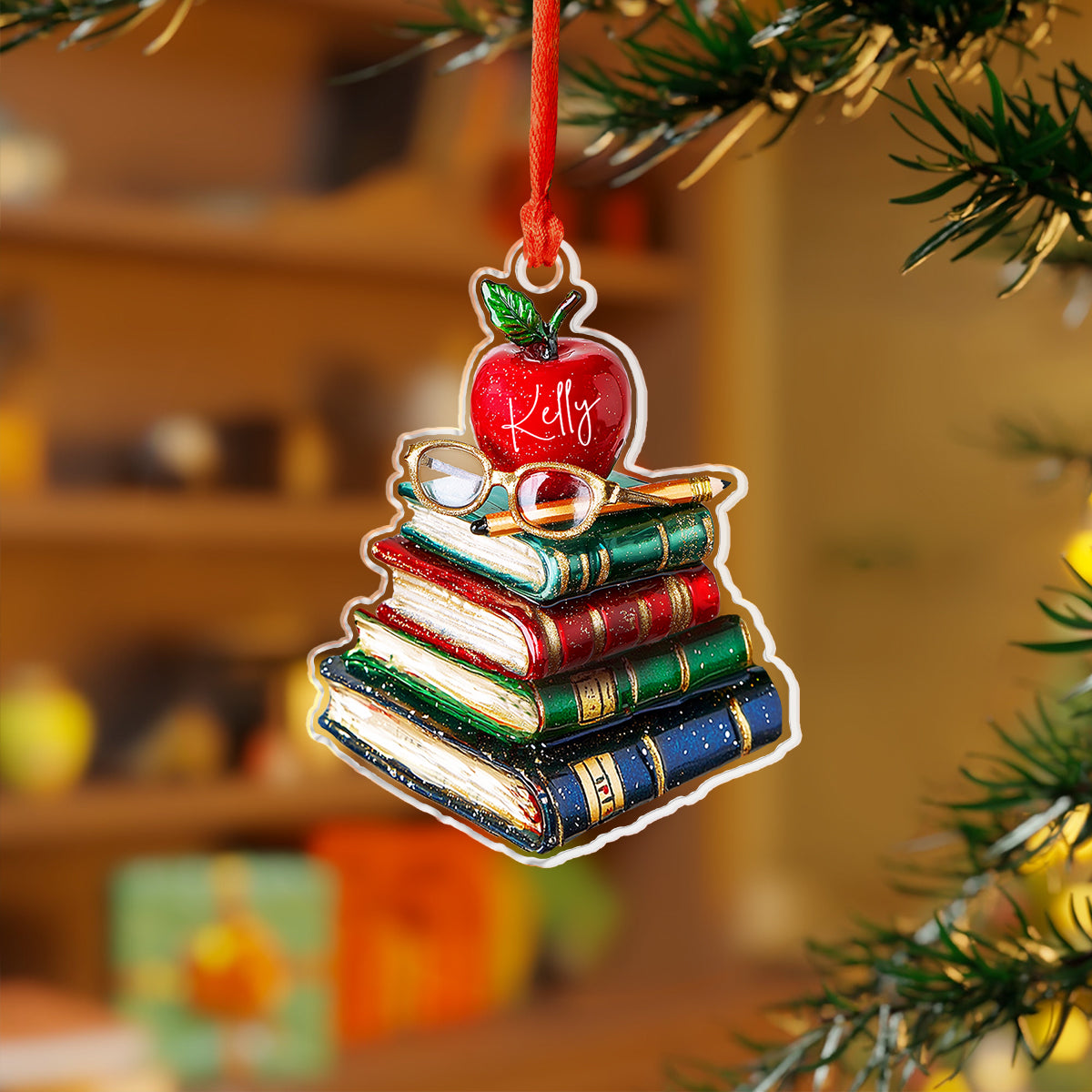 Shineful 2D Acrylic Ornament Personalized Knowledge Seeker