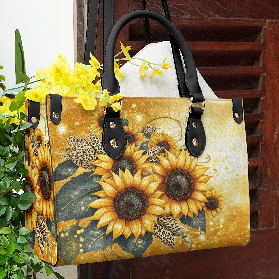 Shineful Leather Bag Sunflower Golden Bloom Collection