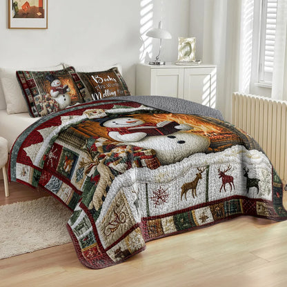 Shineful Flat Print Quilt 3-Piece Set Books Are Worth Melting For