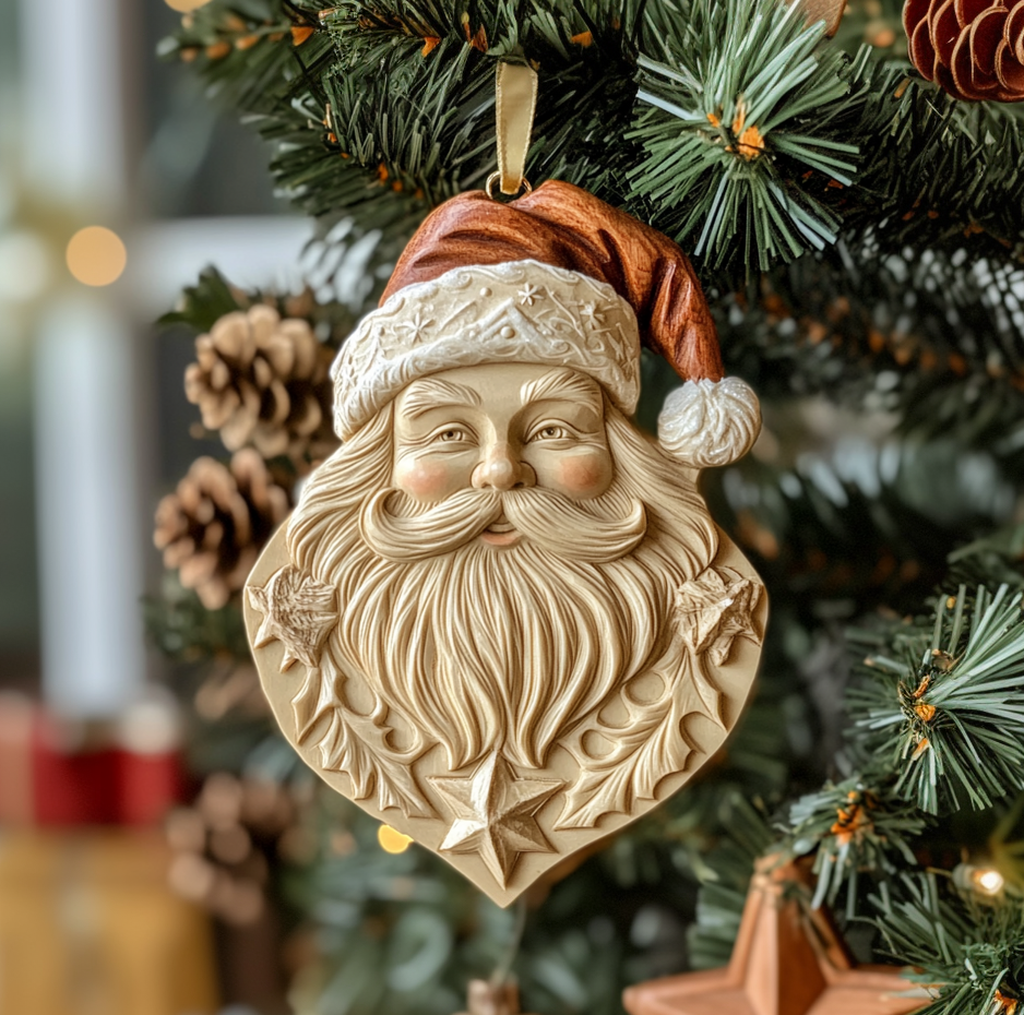 Shineful 2D Acrylic Ornament Timeless Santa Charm