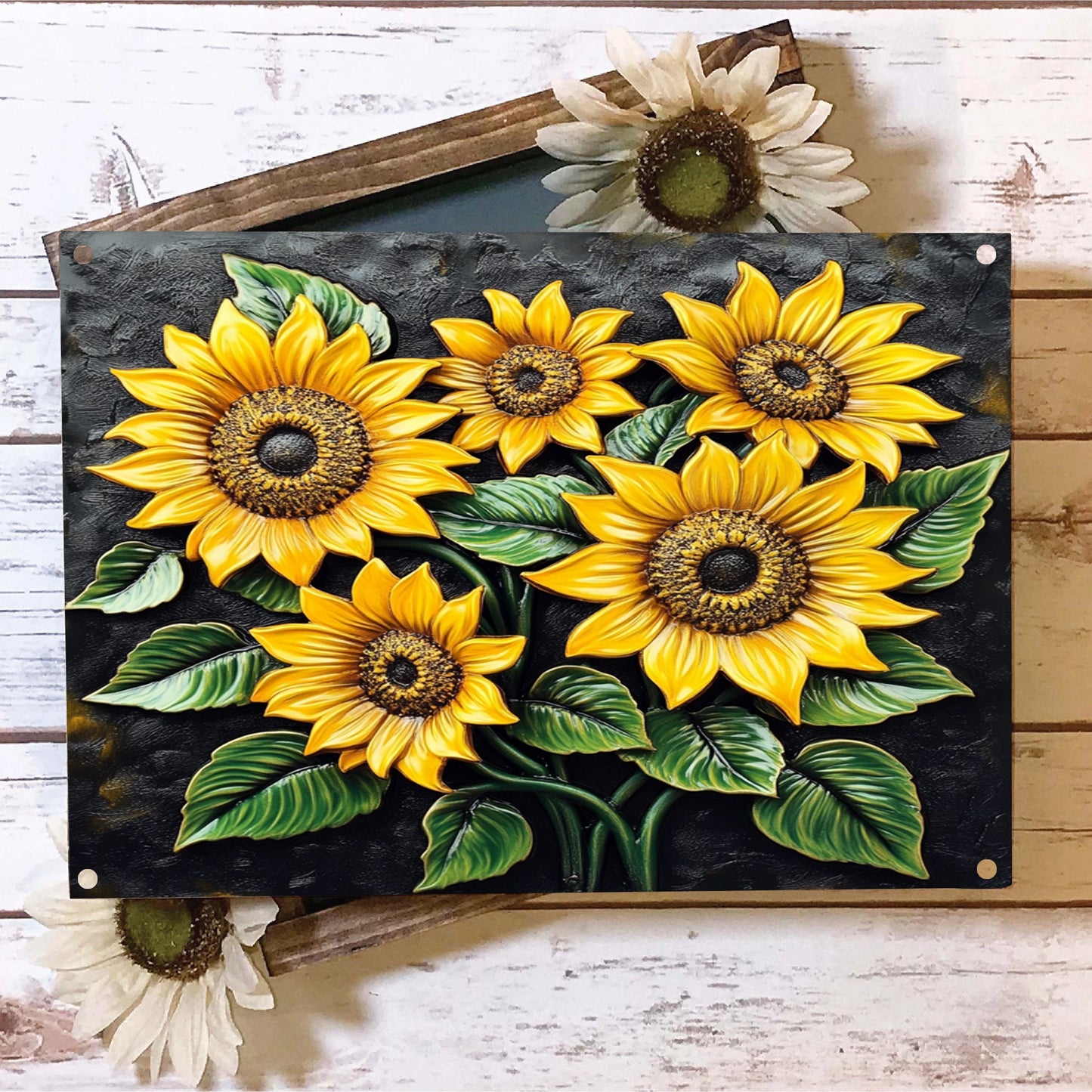 Shineful 2D Metal Sign Sunflower Bliss