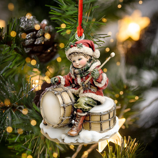 Shineful 2D Acrylic Ornament Little Drummer Joy