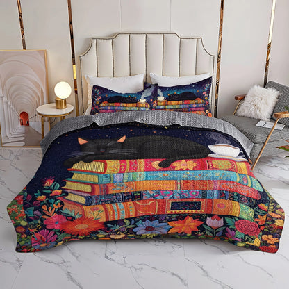 Shineful All Season Quilt 3-Piece Set - Cat's Reading Haven