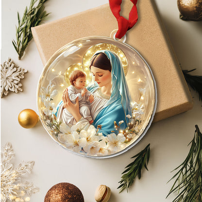 Shineful 2D Acrylic Ornament - Virgin Mary and Child