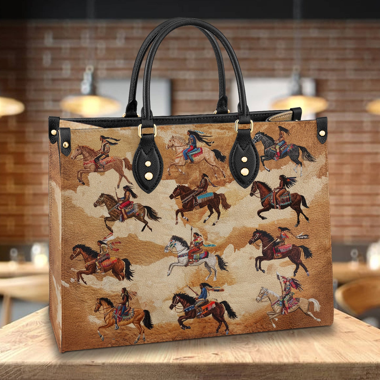 Shineful Leather Bag Wild Spirit Warrior