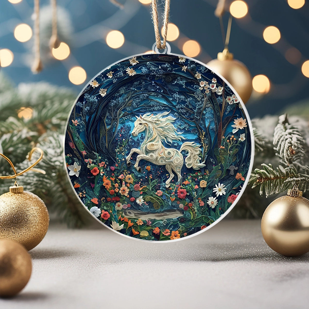 Shineful 2D Acrylic Ornament Enchanted Horse