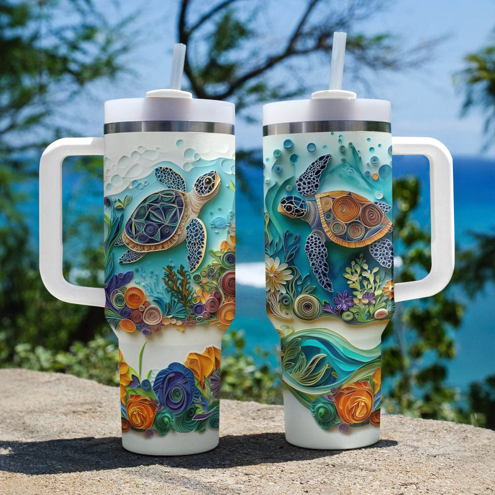 Shineful Glossy Tumbler Turtle Trek