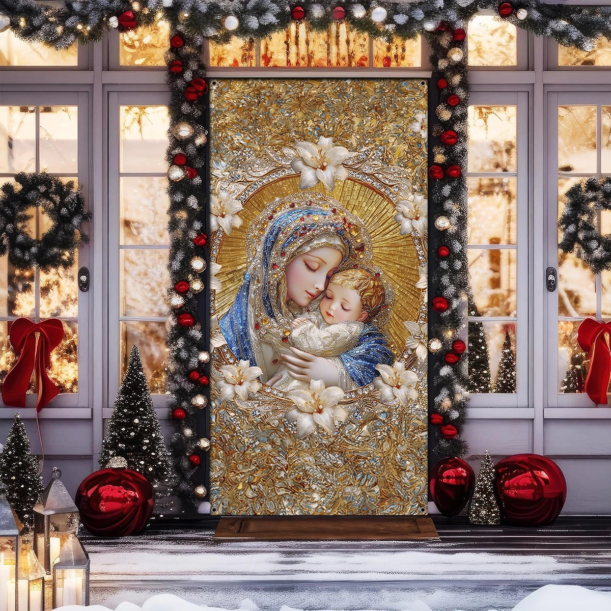 Shineful Door Cover - Holy Embrace