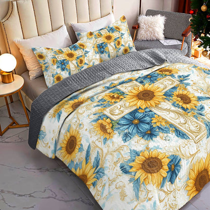 Shineful All Season Quilt 3-Piece Set Sunshine Hope