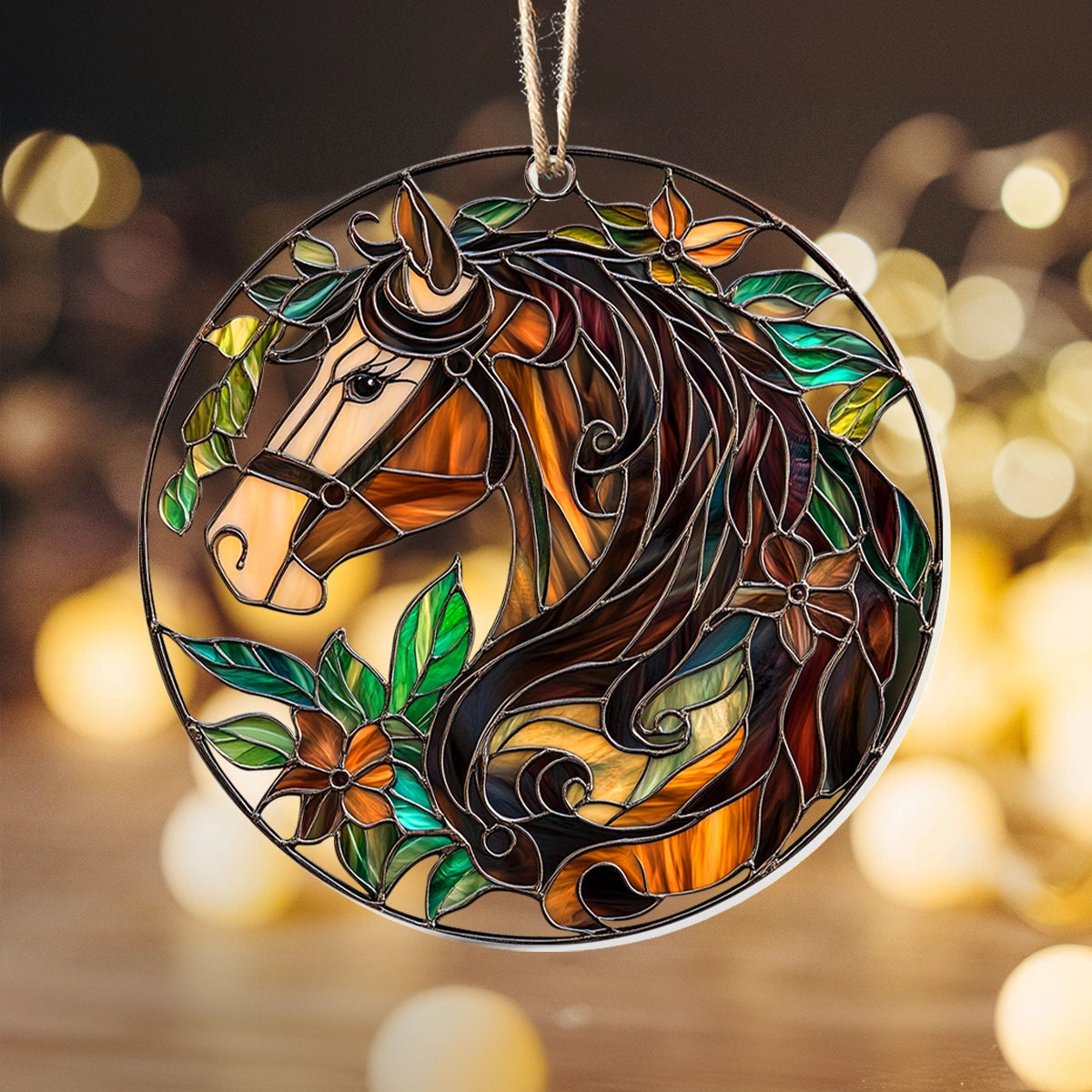 Shineful 2D Acrylic Ornament - Horse Elegance Sunlit