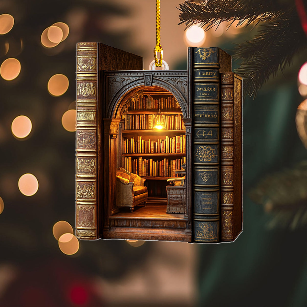 Shineful 2D Acrylic Ornament Book Nook