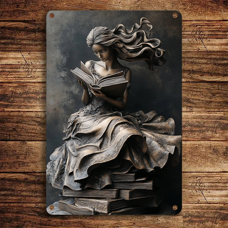 Shineful 2D Metal Sign Ethereal Reader