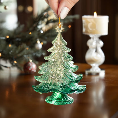 Shineful 2D Acrylic Ornament Crystal Frost Evergreen Glow