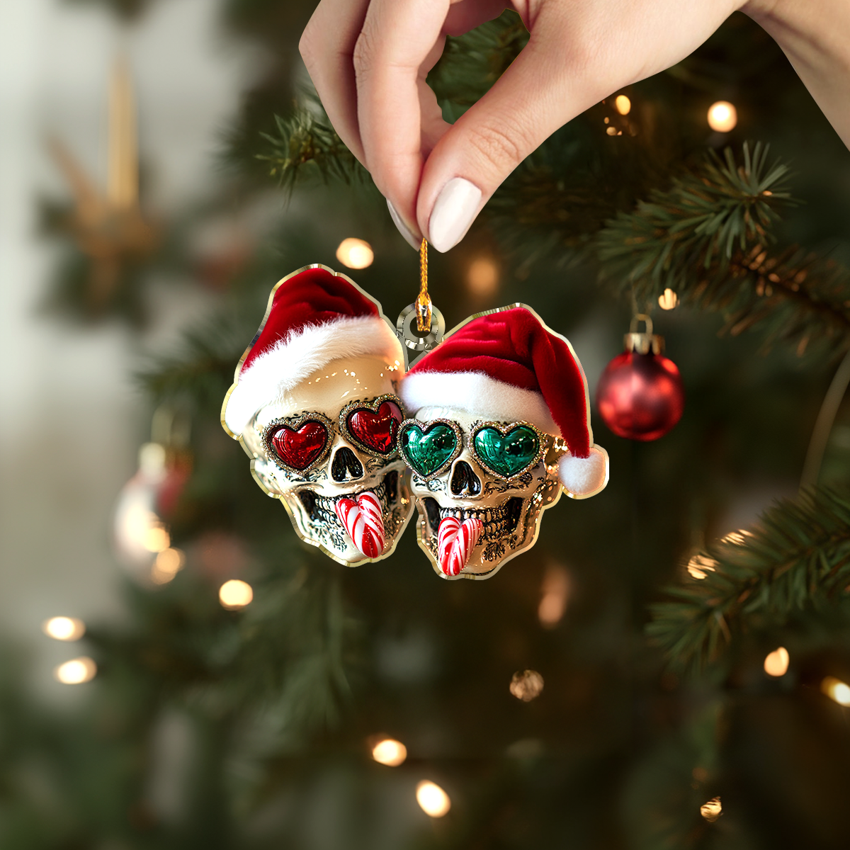 Shineful 2D Acrylic Ornament Sweet & Psycho Christmas Gothic