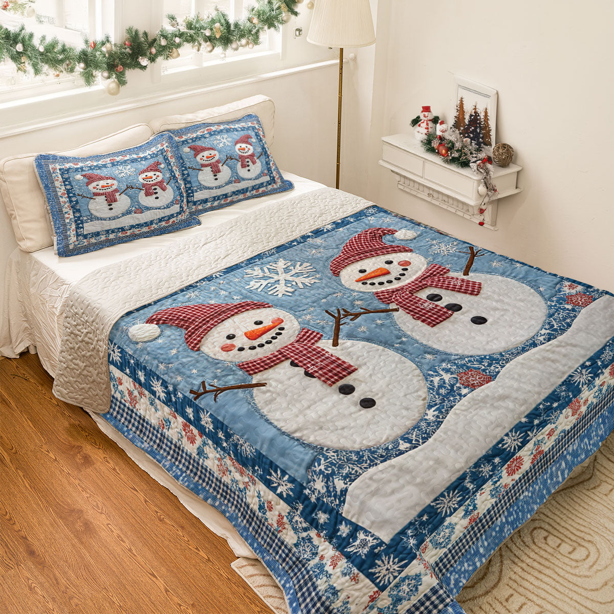 Shineful All Season Quilt 3-Piece Set Winter’s Warm Embrace