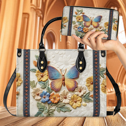 Shineful Leather Bag Butterfly Enchantment