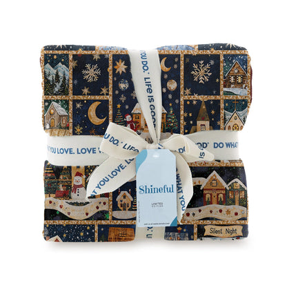 Shineful Fleece Blanket Christmas Eve Comfort