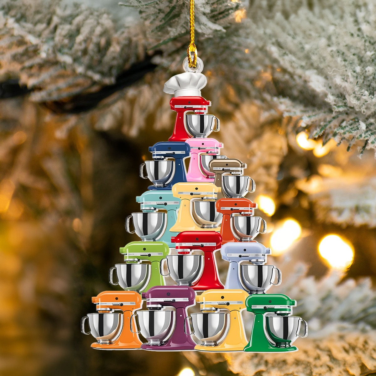 Shineful 2D Acrylic Ornament Mixer Christmas Tree