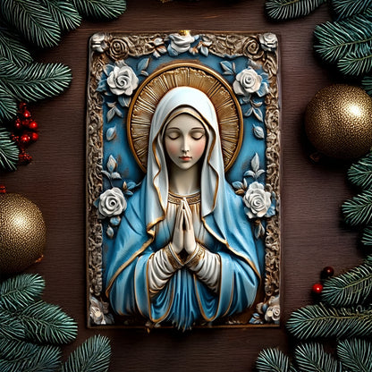 Shineful 2D Metal Sign Graceful Virgin Mary