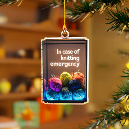 Shineful Acrylic Ornament Knitting Emergency