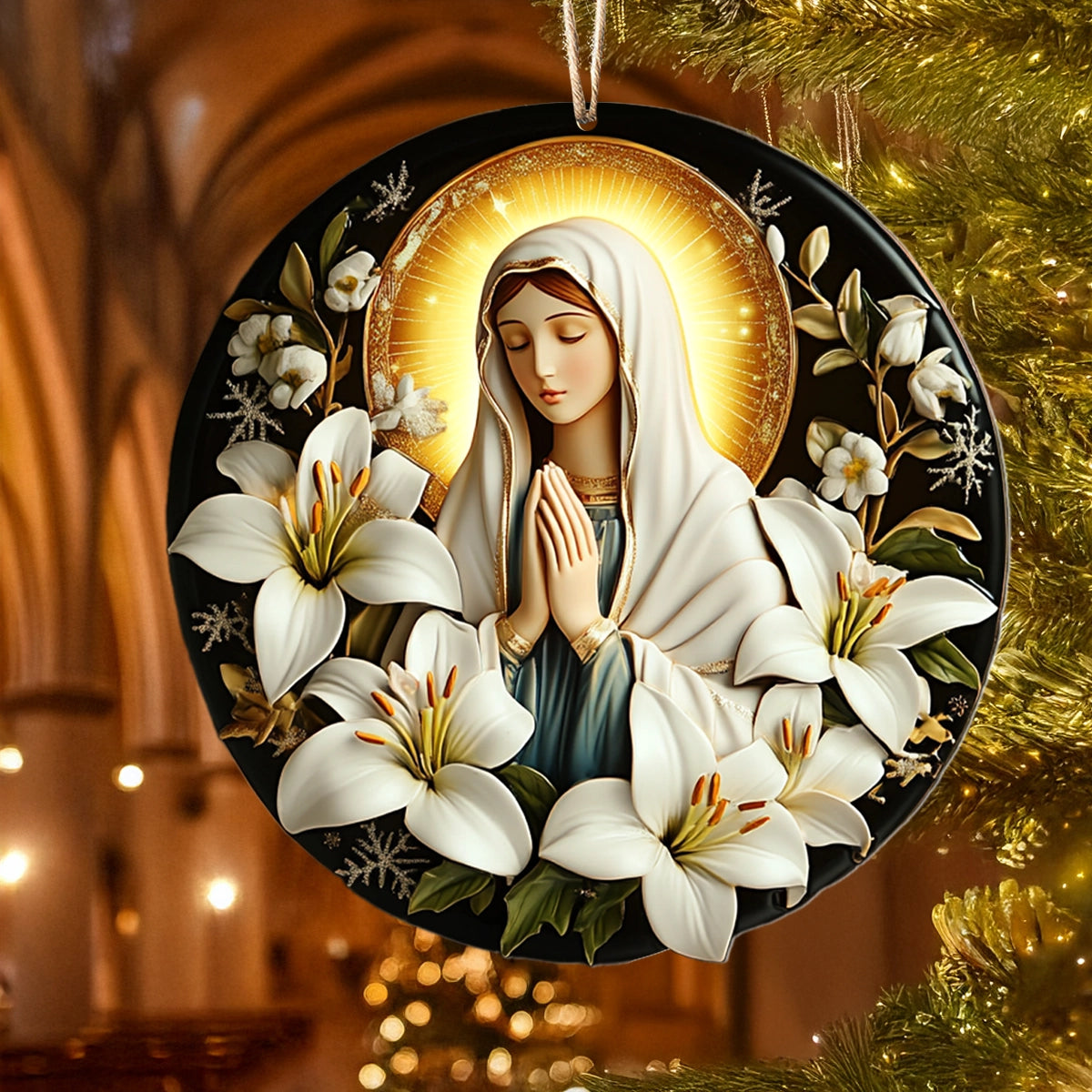 Shineful 2D Acrylic Ornament Blessed Virgin