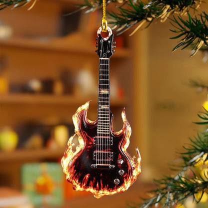 Shineful 2D Acrylic Ornament - Blazing Guitar Collection