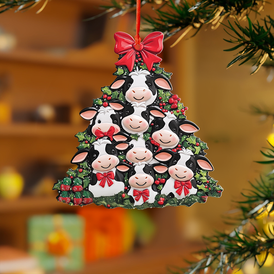 Shineful 2D Acrylic Ornament - Cute Cow