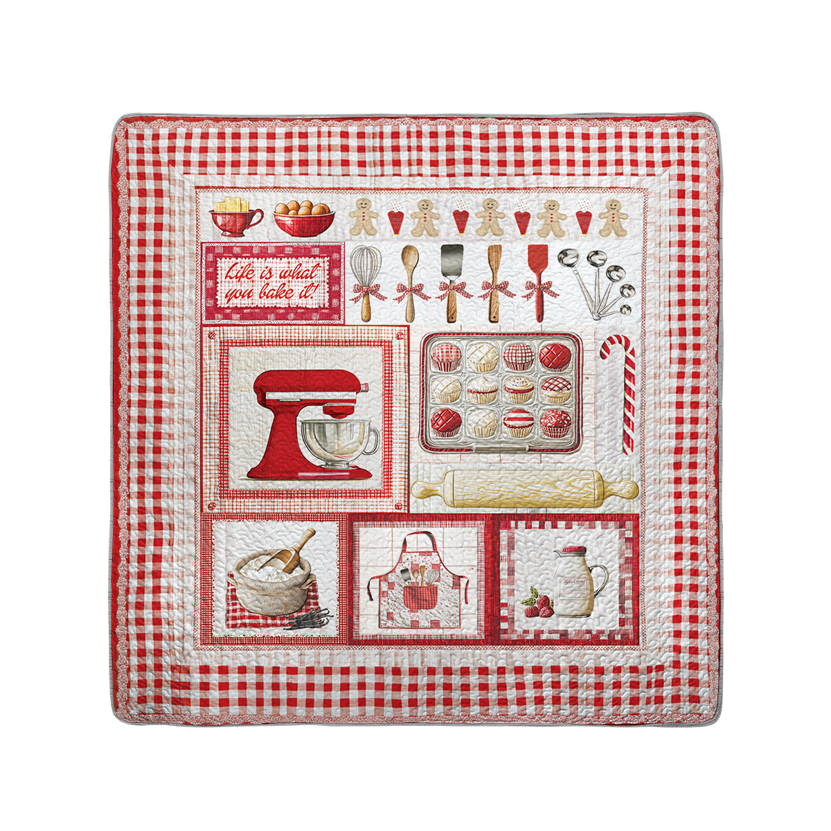 Shineful All Season Quilt 3-Piece Set Life Is What You Bake It