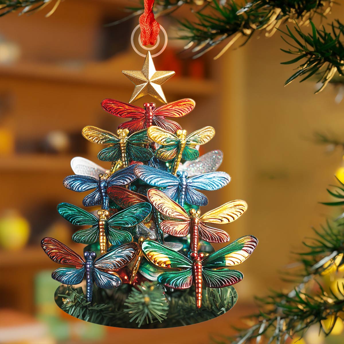 Shineful 2D Acrylic Ornament Dragonfly Dream