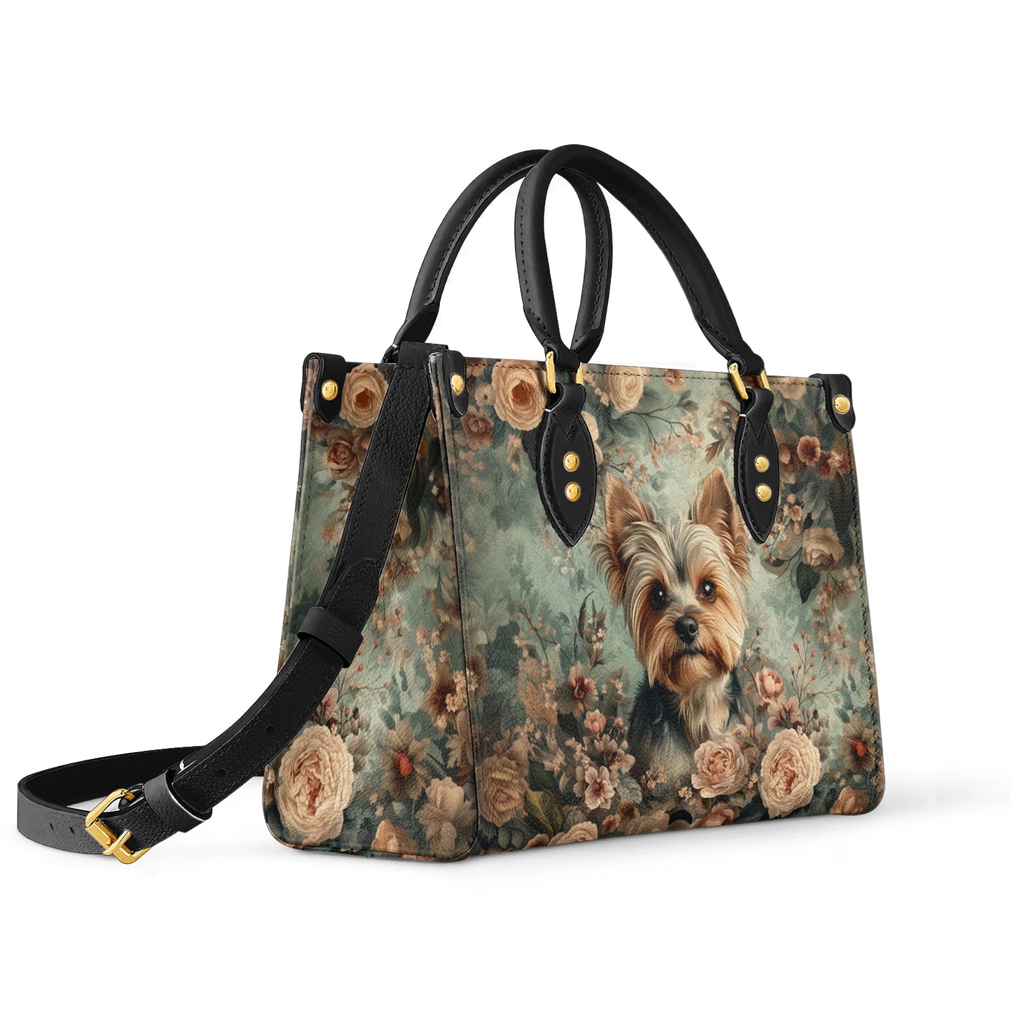 Shineful Leather Bag Yorkie Blossom Luxe