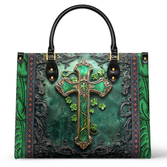 Shineful Leather Bag Emerald Faith