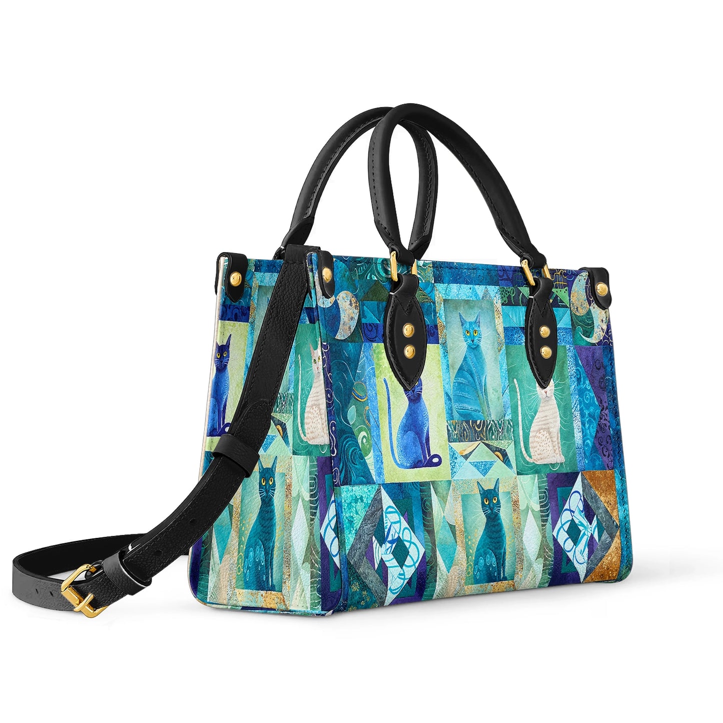 Shineful Leather Bag Mystic Cat