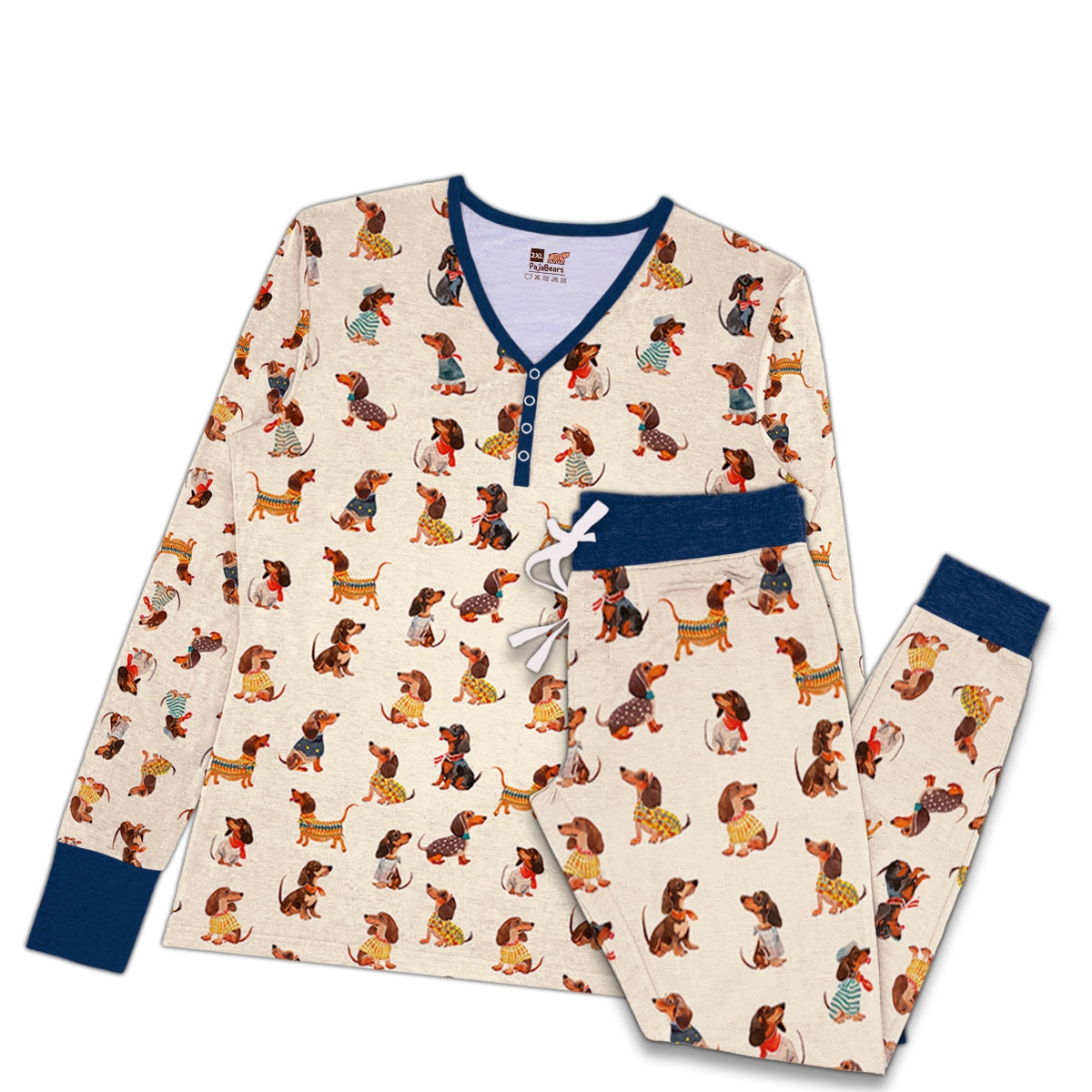 Shineful Pajama Sets Dachshund Funny