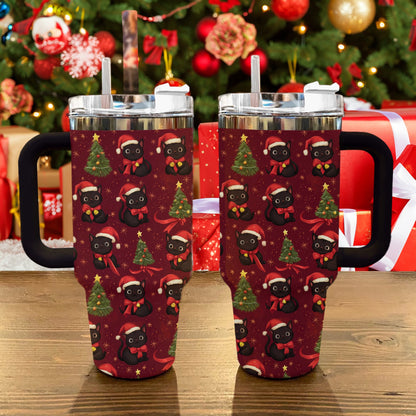 Shineful Tumbler Merry Catmas