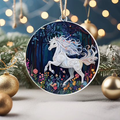 Shineful 2D Acrylic Ornament Whimsical Horse Dream