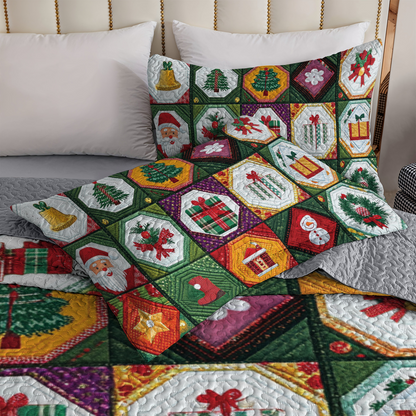 Shineful All Season Quilt 3-Piece Set - Christmas Magic