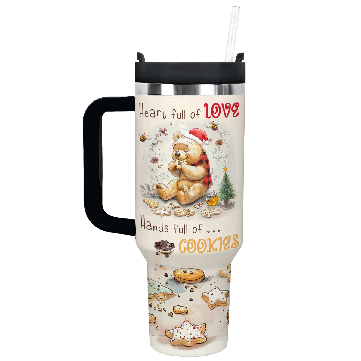 Shineful Tumbler Winnie Christmas Cookie Lover