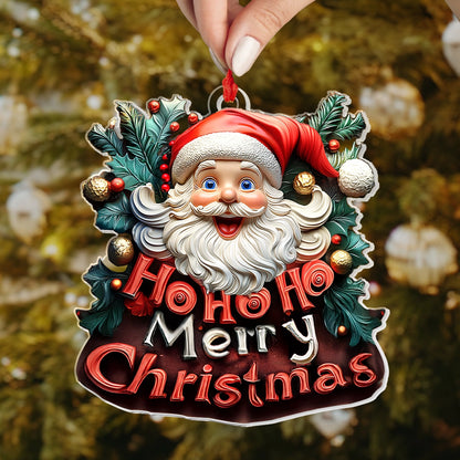 Shineful 2D Acrylic Ornament - Santa's Merry Christmas